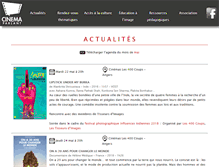 Tablet Screenshot of cinemaparlant.com